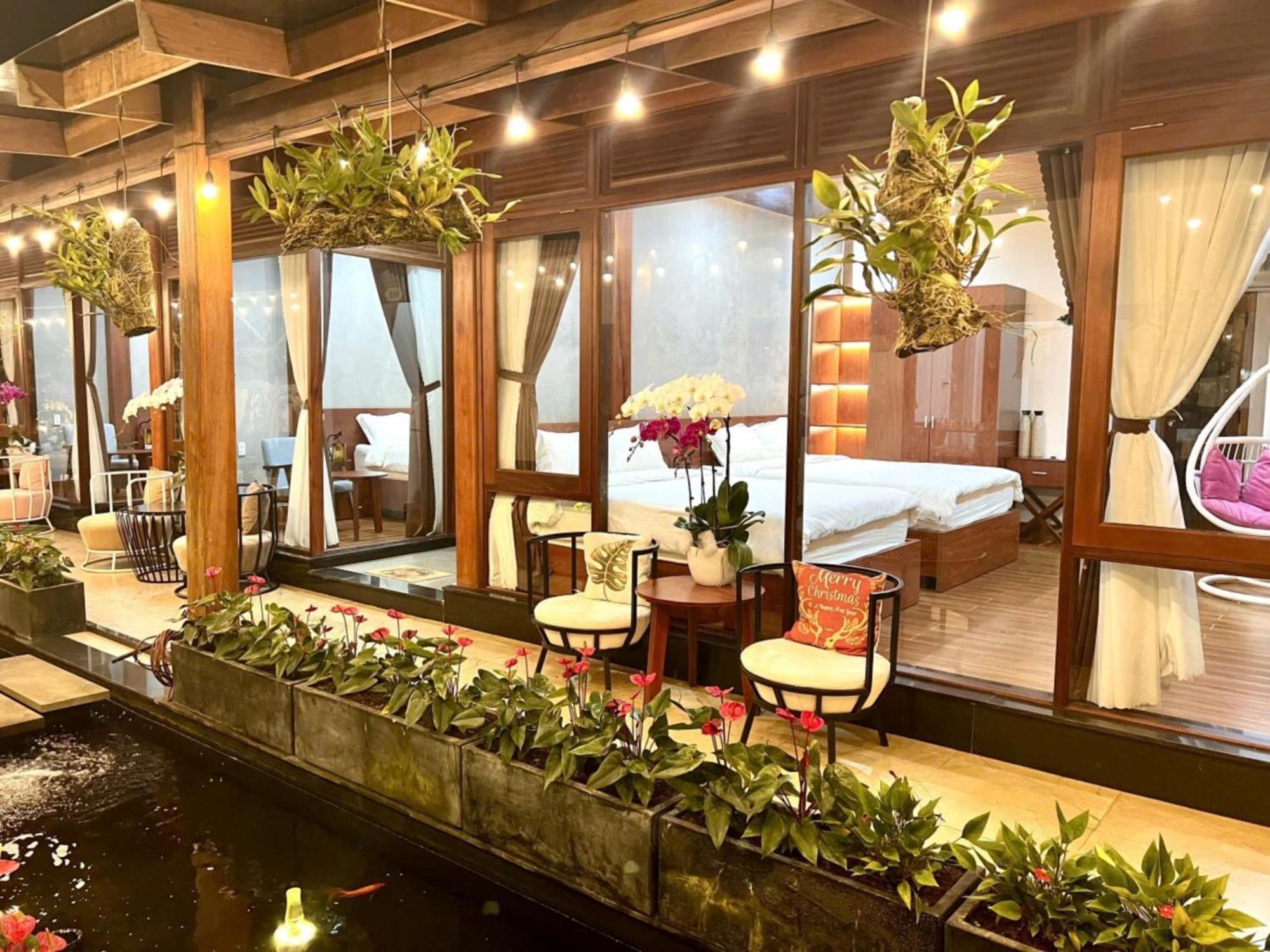 Vuon Tra Homestay Mang Den Kon Von Kla Exterior photo